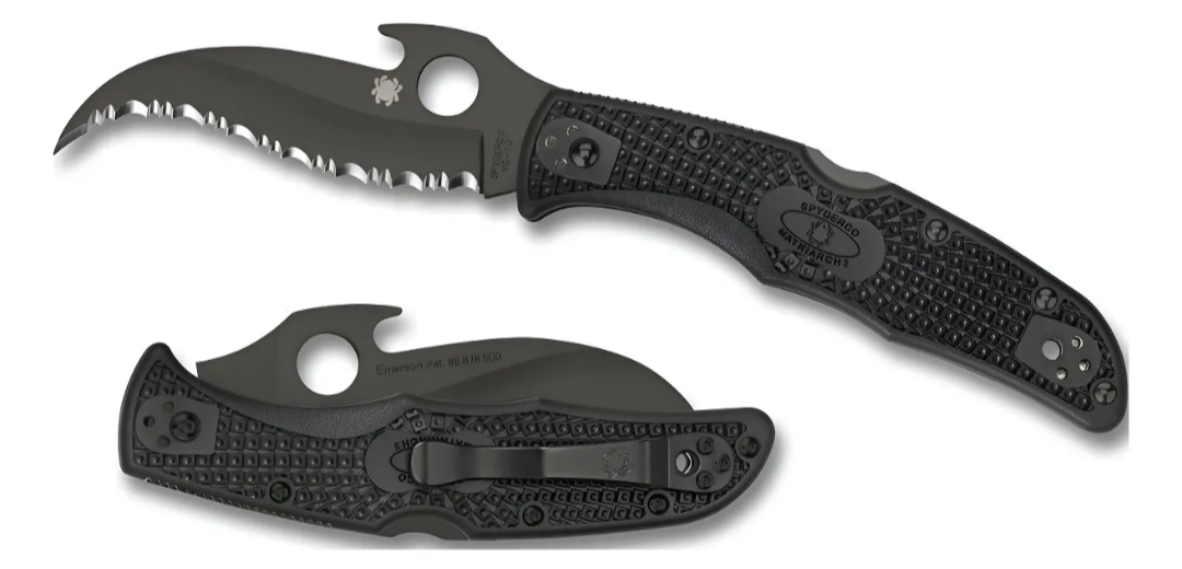 canivete de resgate Spyderco Matriarch 2 Frn Emerson Wave System
