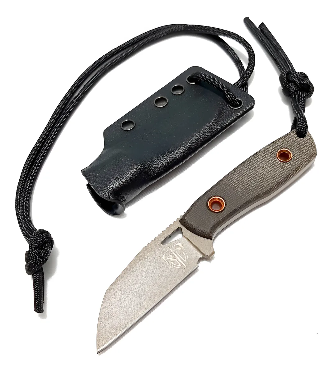 faca Signature Mini Ghost EDC neck knife bushcraft sobrevivencia review de faca