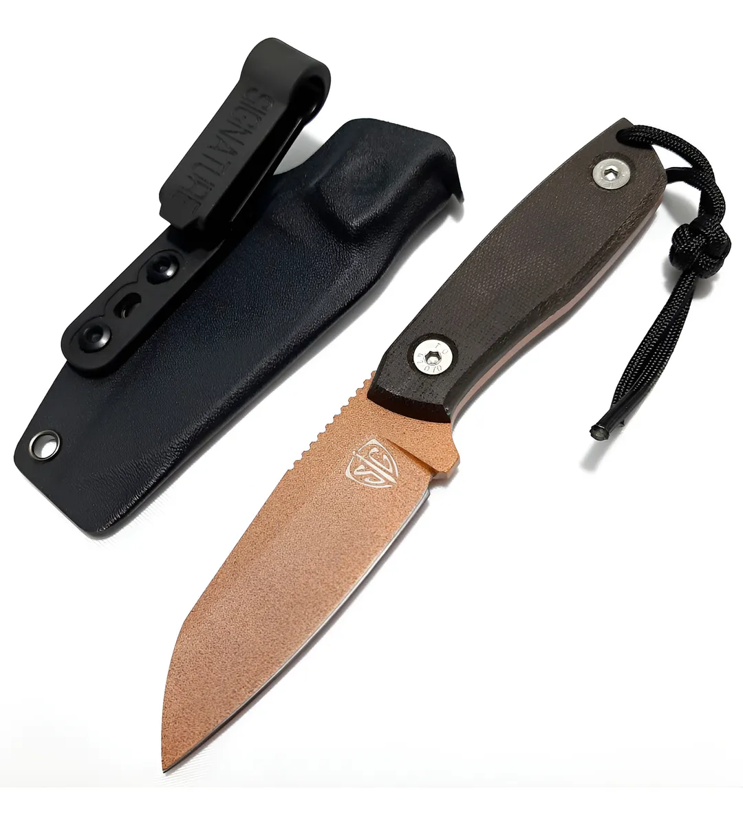 faca signatura ghost edc laranja faca de sobrevivencia faca edc faca de buschcraft review de faca