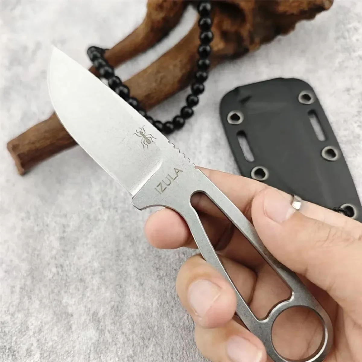 melhor faca para porte velado Faca Izula Aço 8cr13mov Bainha Kydex Edc Knives Lâmina Fixa
